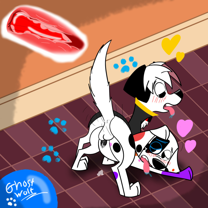 101_dalmatian_street 101_dalmatians 1:1 akira_tasuki_(xxghostwolf1988xx) anal anal_sex bodily_fluids bodypaint canid canine canis clothed clothing cum da_vinci_(101_dalmatians) dalmatian disney domestic_dog duo female female_penetrated feral feral_on_feral feral_penetrated feral_penetrating feral_penetrating_feral genital_fluids ghostwolf hi_res knot knotting male male/female male_penetrating male_penetrating_female mammal paint penetration testicles xxghostwolf1988xx