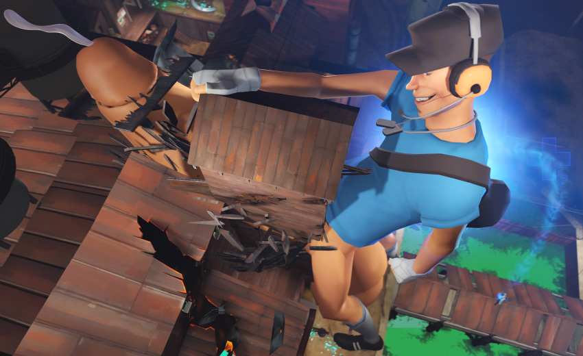 1boy 3d building giant human human_male human_only hyper hyper_penis male male_only medic penis scout size_difference source_filmmaker tagme team_fortress_2 ubercharge