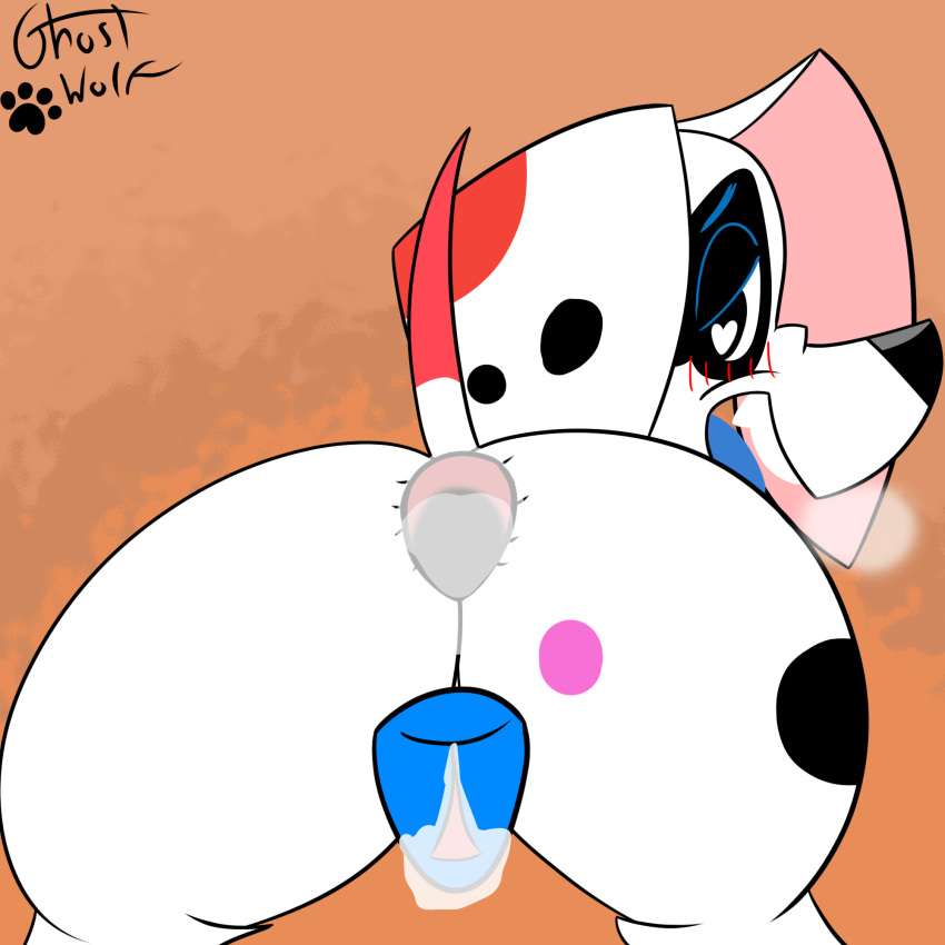 101_dalmatian_street 101_dalmatians akira_tasuki_(xxghostwolf1988xx) all_fours animal_genitalia animal_pussy anus ass bent_over blush bodily_fluids canid canine canine_pussy canis cum cum_in_ass cum_in_pussy cum_inside da_vinci_(101_dalmatians) dalmatian disney domestic_dog female feral genital_fluids genitals hi_res mammal pussy solo xxghostwolf1988xx