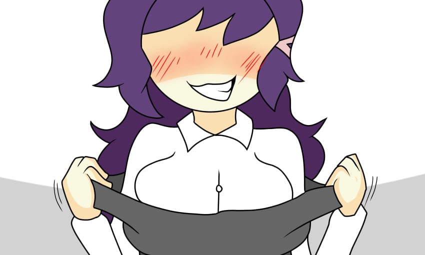 1girl big_breasts blushing breasts comic dominant dominant_female peruvian_female smiling spanish tagme the_p-club undressing yasuri_(the_p-club) zeck22