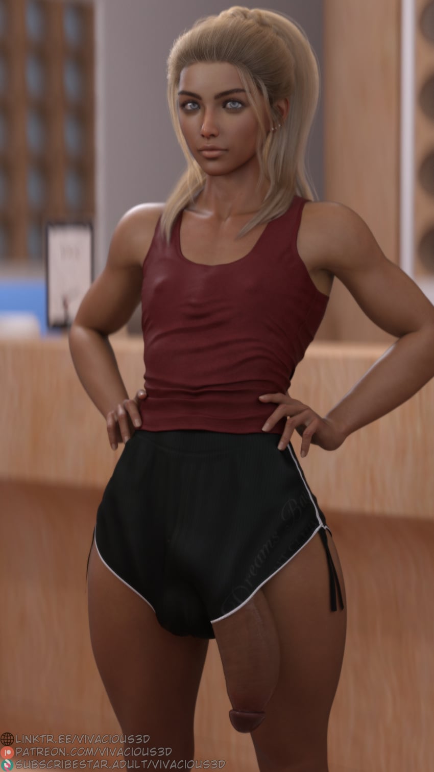 3d 3d_(artwork) 3dx dark-skinned_male dark_skin femboy femboy_only huge_cock large_penis muscular vivacious3d