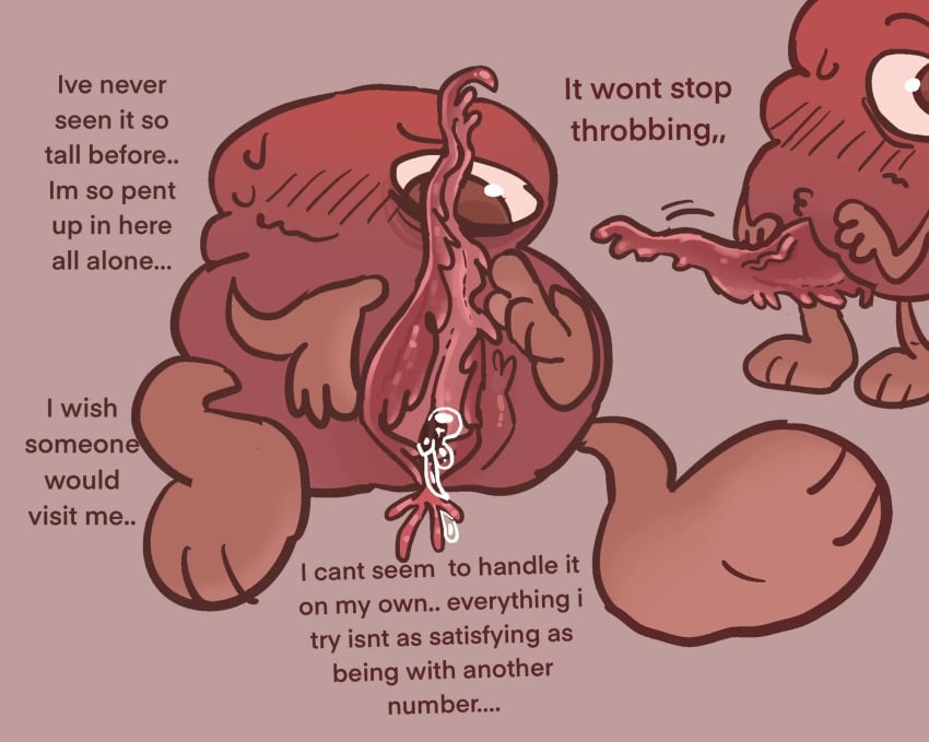 algebralien alien_genitalia anthro battle_for_dream_island battle_for_dream_island_again bfb bfdi bfdia genital_slit object_shows pussy pussy_juice tentacle_penis the_power_of_two three_(bfdi) tpot