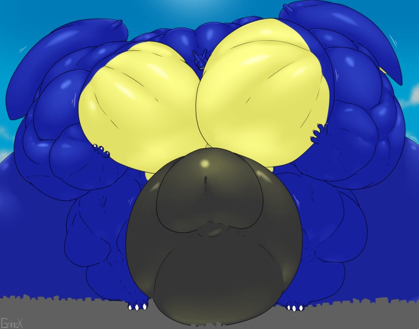 2019 3_toes 4_fingers anthro anthrofied balls balls_expansion big_balls big_muscles big_pecs big_penis black_penis blue_balls charizard erection expansion feet fingers genital_expansion genitals grin grinex growth hand_on_chest huge_balls huge_cock huge_muscles huge_pecs hyper hyper_balls hyper_genitalia hyper_muscles hyper_pecs hyper_penis macro male muscle_growth muscular nintendo nude pecs pecs_growth penis penis_expansion pokémon_(species) pokemon pokemon_(species) pokemorph smile solo thick_penis toes video_games wings