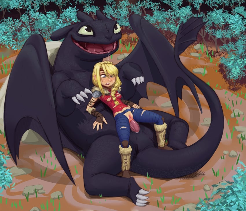 astrid_hofferson dragon dragon_tail female female_focus how_to_train_your_dragon intersex interspecies polyle
