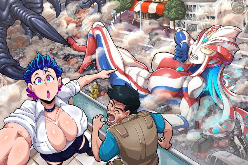 abs breasts claws female janus_jammy ultraman_(franchise)