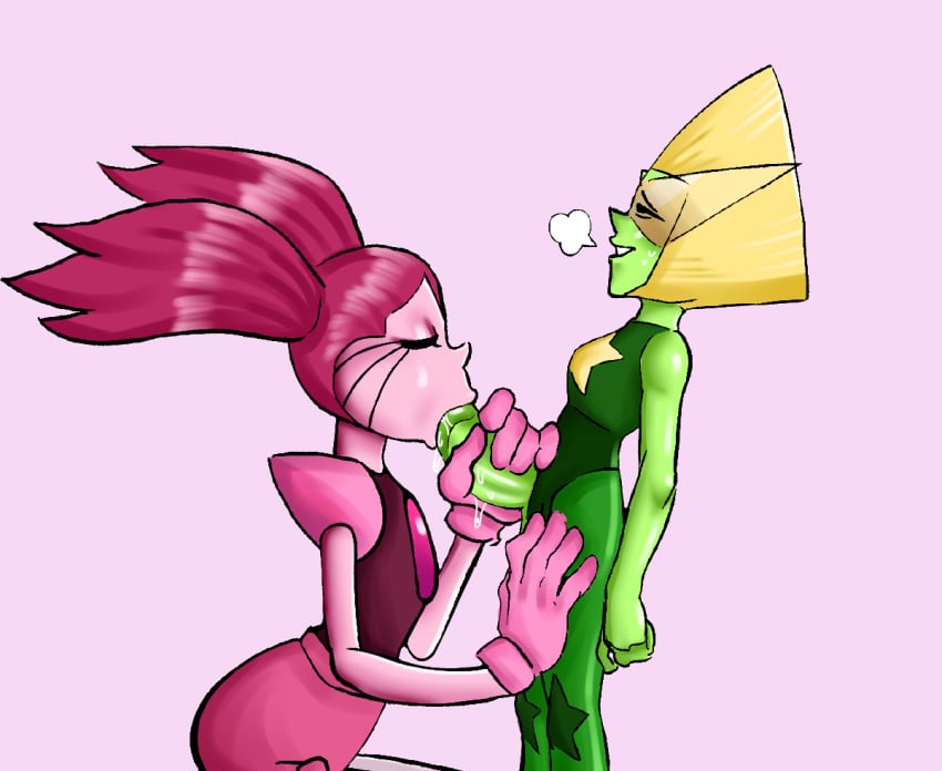 edit futa_on_female futanari peridot_(steven_universe) spinel_(steven_universe) steven_universe tagme therammerscafe