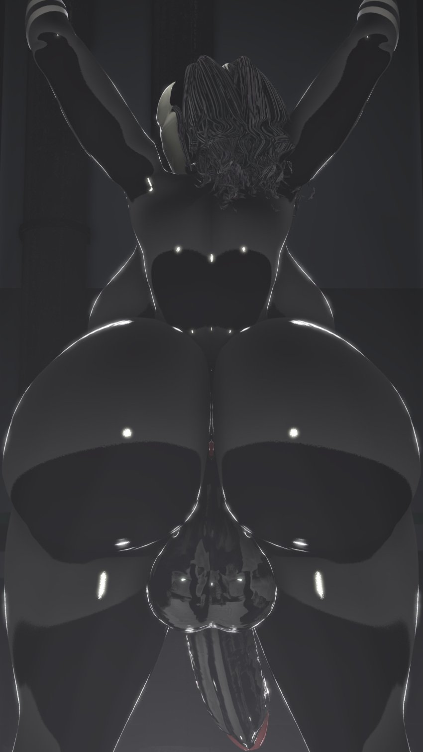 1futa 2021 3d 3d_(artwork) absurd_res animatronic balls big_breasts black_body black_hair breasts completely_nude conditional_dnp curvy curvy_figure dickgirl digital_media_(artwork) faceless faceless_anthro faceless_character faceless_futanari five_nights_at_freddy's five_nights_at_freddy's_2 futa_only futanari glistening glistening_body glistening_penis hi_res huge_breasts marionette_(fnaf) nude penis presenting presenting_ass presenting_hindquarters presenting_penis puppet_(fnaf) robot robot_humanoid solo thatblackcopfromdawnofthedead thick_thighs thighs wide_hips