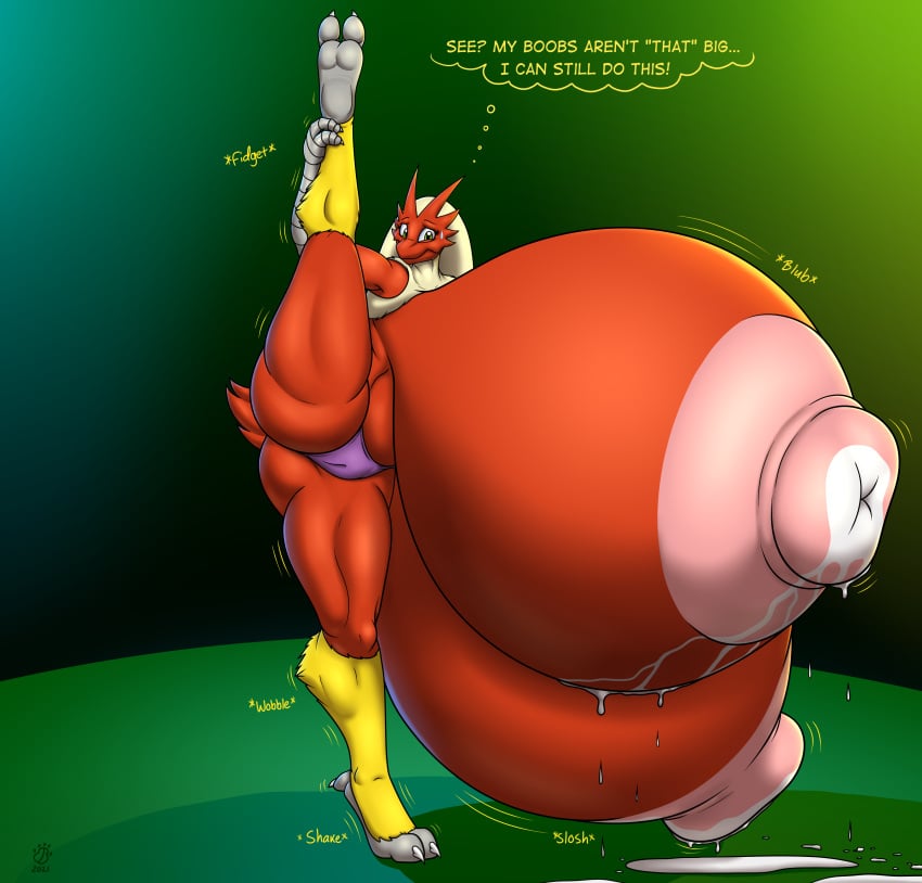 2021 absurd_res anthro badgerben big_breasts blaziken bodily_fluids bonnet_(badgerben) breasts breasts_bigger_than_body breasts_bigger_than_head breasts_bigger_than_torso clothed clothing female flexible gigantic_breasts hi_res huge_breasts hyper hyper_breasts lactating nintendo nipples one_leg_up panties pokemon pokemon_(species) raised_leg slosh sloshing_breasts solo splits spread_legs spreading standing topless underwear vertical_splits video_games