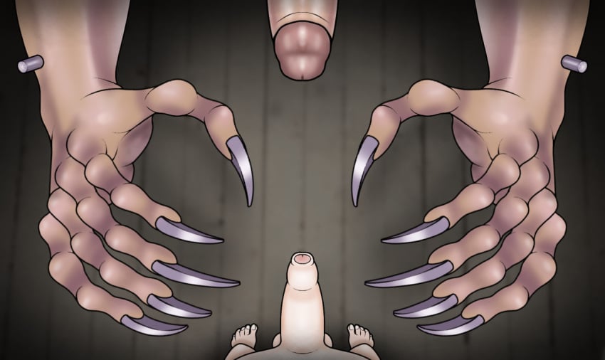 2020 2boys 5_fingers animatronic anthro balls ballsack barely_visible_balls brown_body claws demondoggodamien digital_media_(artwork) disembodied_hands disembodied_penis domination duo english_text erection fazbear_fanverse feet fingers first_person_view five_nights_at_candy's five_nights_at_candy's_3 foreskin foreskin_folds gay genitals hand_fetish human human_on_anthro humanoid_genitalia humanoid_hands humanoid_penis intact interspecies machine male male/male male_domination male_only male_pov mammal metal_bar monster monster_rat_(fnac3) murid murine nude_male partial_male partially_retracted_foreskin paws penile penis rat reaching_towards_viewer retracted_foreskin robot rodent scary scrotum shaved_crotch signature size_difference smooth_penis standing submissive submissive_male teasing testicles text toes uncut video_games what