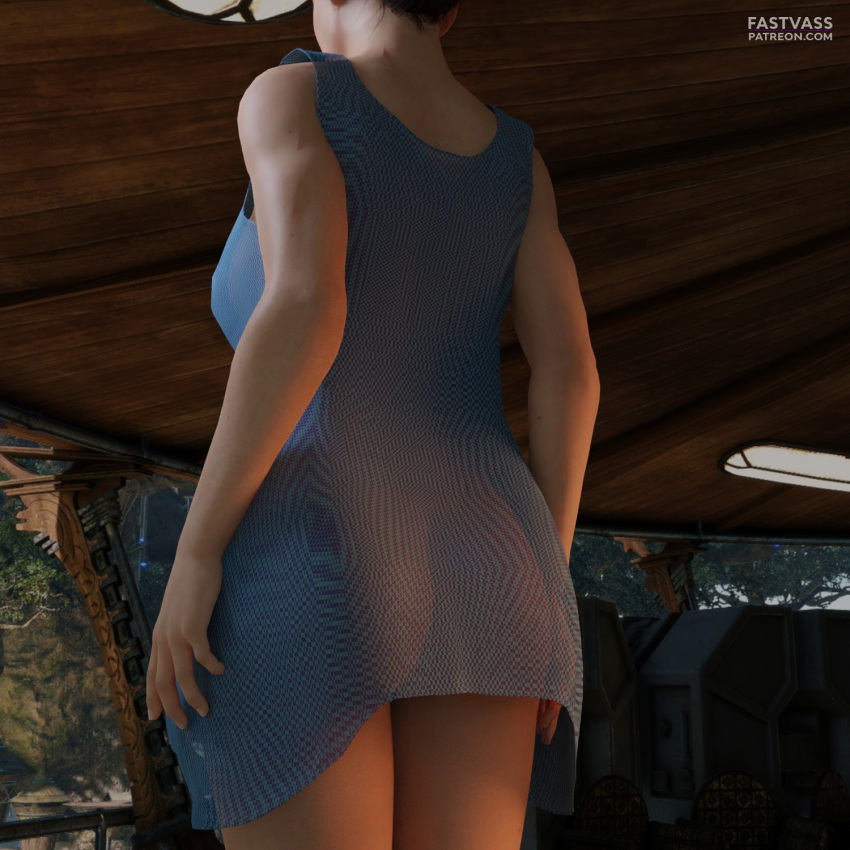 ass blue_dress fastvass kashyyyk padme_amidala star_wars