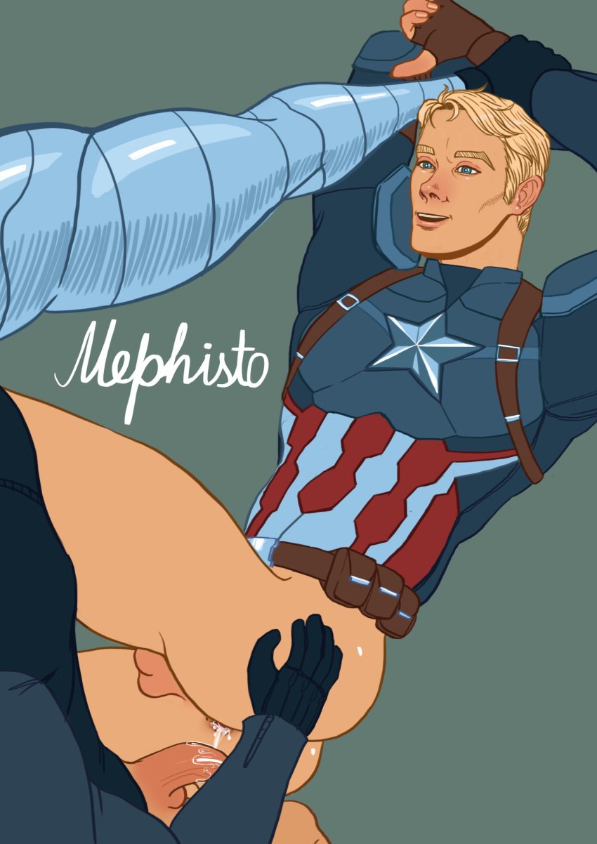 anal bara bucky_barnes captain_america cum cum_in_ass cum_inside dick gay male male_only marvel marvel_cinematic_universe marvel_comics mephisto mephisto(artist) steve_rogers winter_soldier yaoi