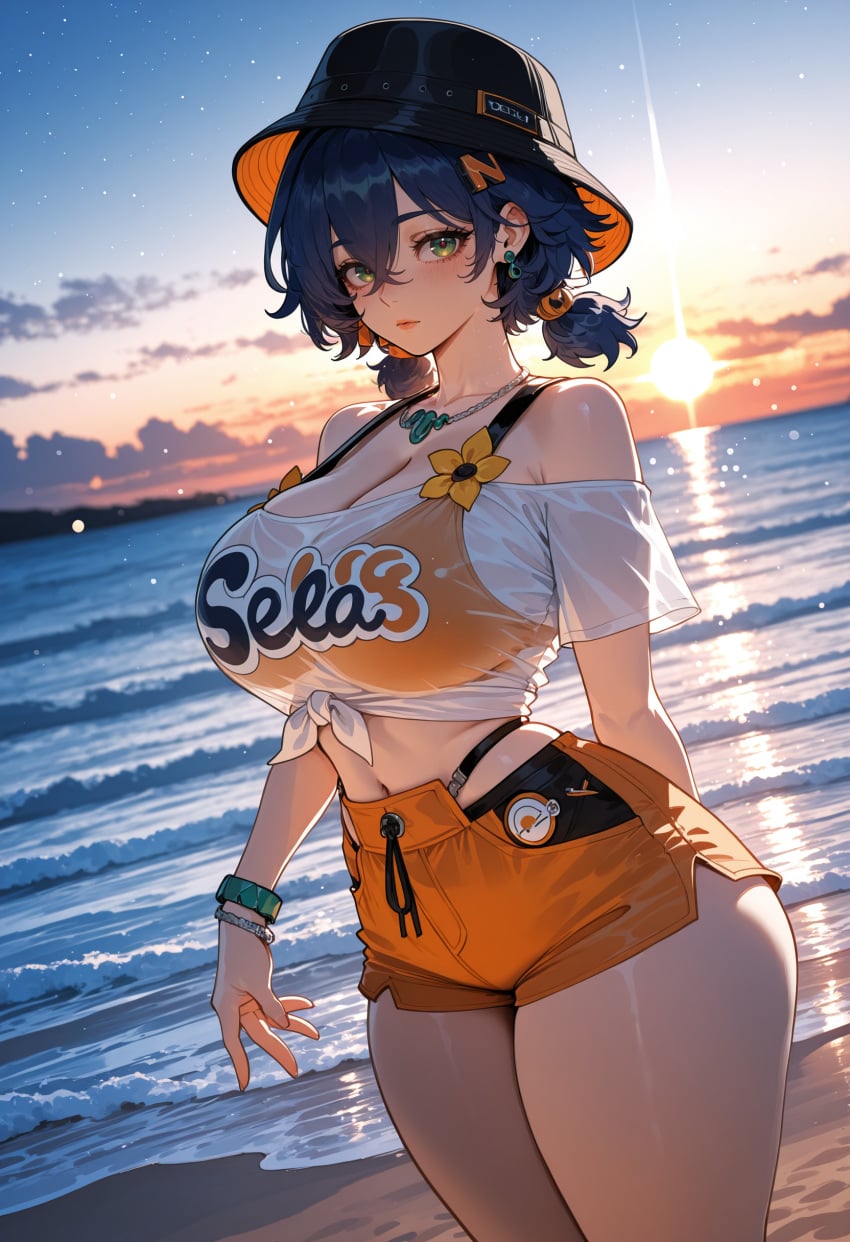 Belle (Summer Skies) (Zenless Zone Zero) Rule 34 Image