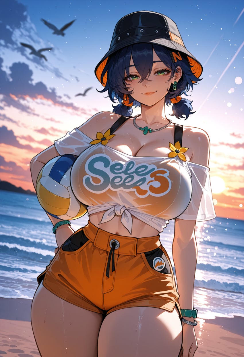 Belle (Summer Skies) (Zenless Zone Zero) Rule 34 Image