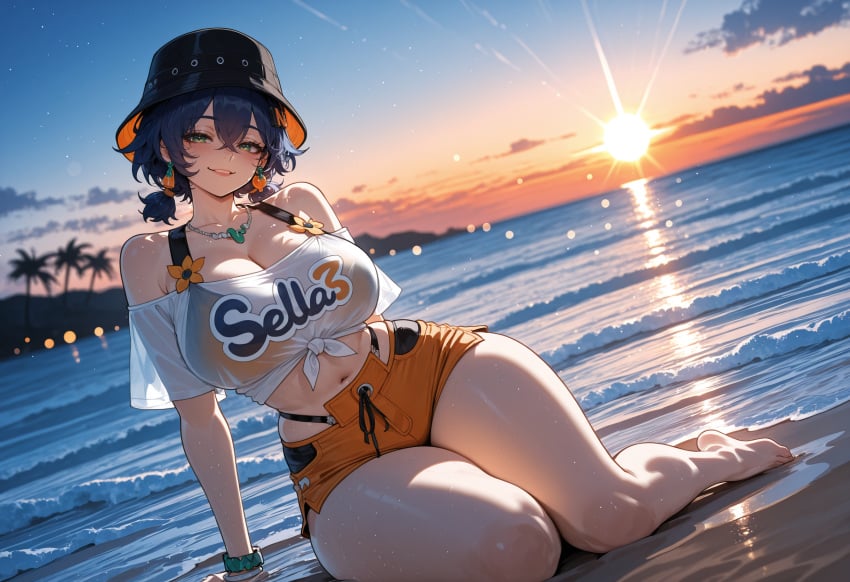 Belle (Summer Skies) (Zenless Zone Zero) Rule 34 Image