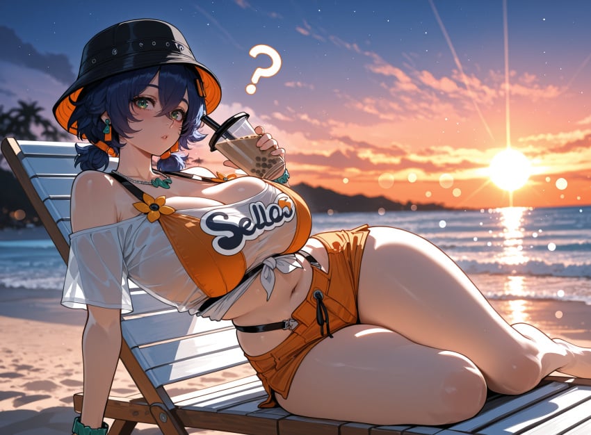 Belle (Summer Skies) (Zenless Zone Zero) Rule 34 Image