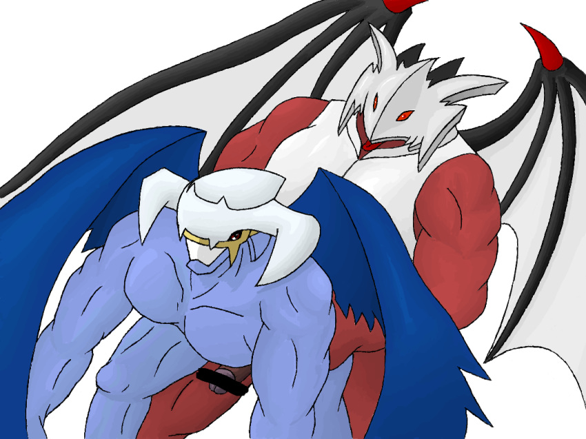 2_wings censored digimon digimon_(species) dragon_wings dynasmon male male_only royal_knights tagme wings