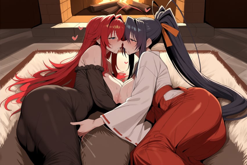 Akeno Himejima (High School Dxd) Rule 34 Image