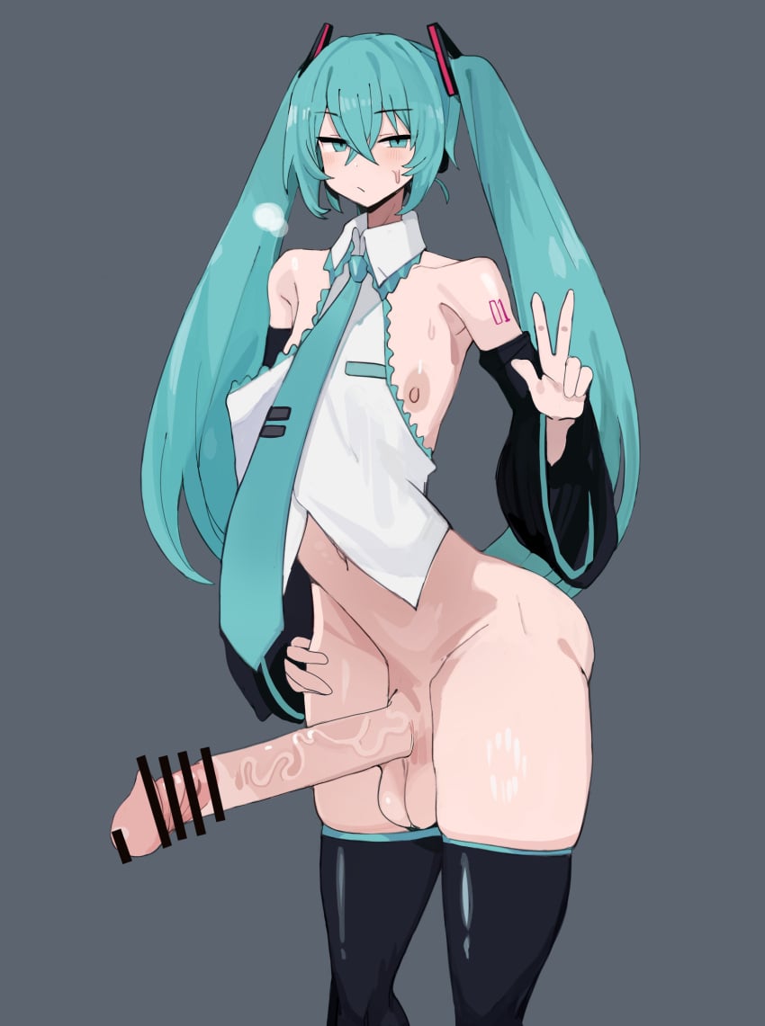 Hatsune Miku (Cosplay) Rule 34 Image