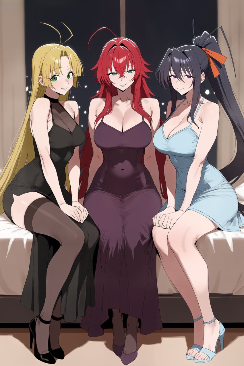 Akeno Himejima (High School Dxd) Rule 34 Image