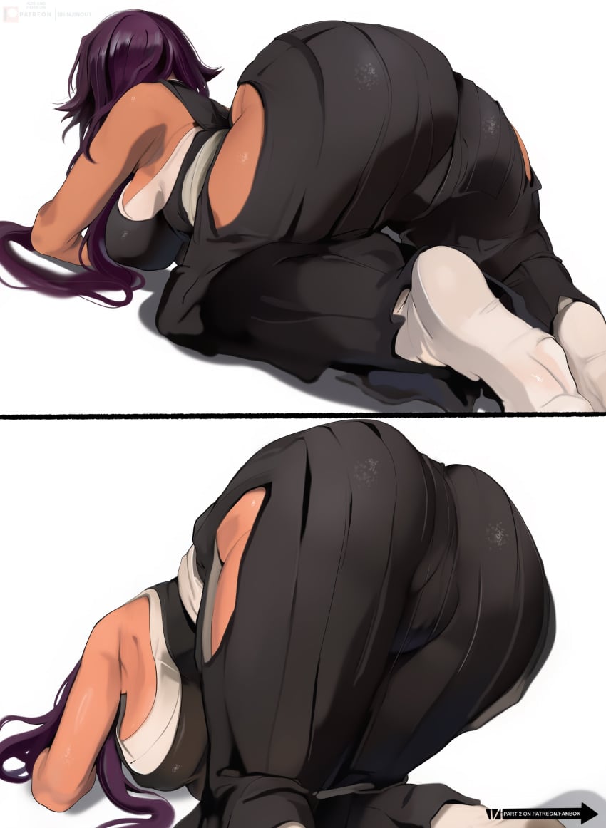 1girls ass ass_bigger_than_head big_ass big_breasts big_thighs bleach breasts bubble_ass bubble_butt curvy curvy_body curvy_female curvy_figure curvy_hips fat_ass hourglass_figure huge_ass huge_butt huge_thighs massive_ass massive_thighs presenting presenting_ass presenting_hindquarters shihouin_yoruichi shinjinou sideboob thick_ass thick_legs thick_thighs thighs thunder_thighs thunderthighs tits voluptuous voluptuous_female wide_hips wide_thighs yoruichi_shihouin