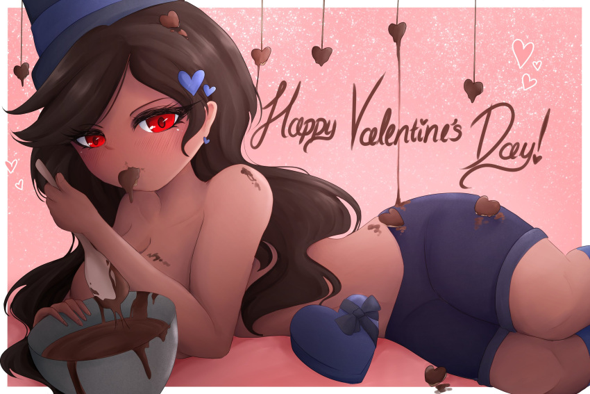 chocolate no_bra tagme thafnina valentine valentine's_day