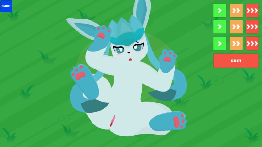 canid dudemantix eeveelution female feral glaceon male male/female mammal nintendo pokémon_(species) pokemon pokemon_(species) solo video_games