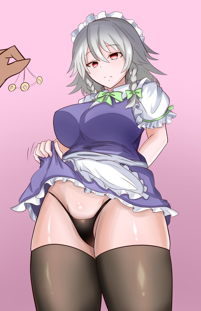 Sakuya Izayoi (Touhou) Rule 34 Image