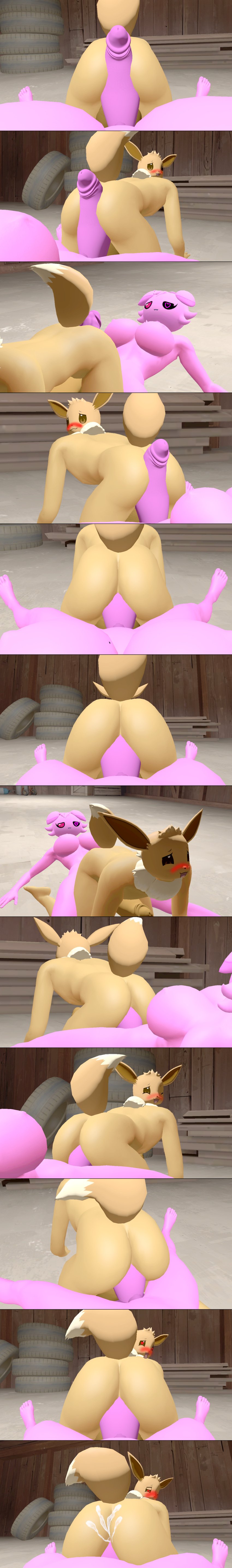 <3_eyes 3d_(artwork) absurd_res anal anal_sex anthro ass blush bodily_fluids breasts canid canine cum cum_inside cumshot digital_media_(artwork) duo eevee eeveelution ejaculation erection fucked_silly genital_fluids genitals gynomorph gynomorph/male gynomorph_penetrating gynomorph_penetrating_male heart hi_res hot_dogging intersex intersex/male intersex_penetrating intersex_penetrating_male long_image male male_penetrated mammal nintendo original penetration penis pink_body pokémon_(species) pokemon sex shapeshift shapeshifting skullette_(skulltronprime969) skulltronprime969 source_filmmaker tall_image video_games