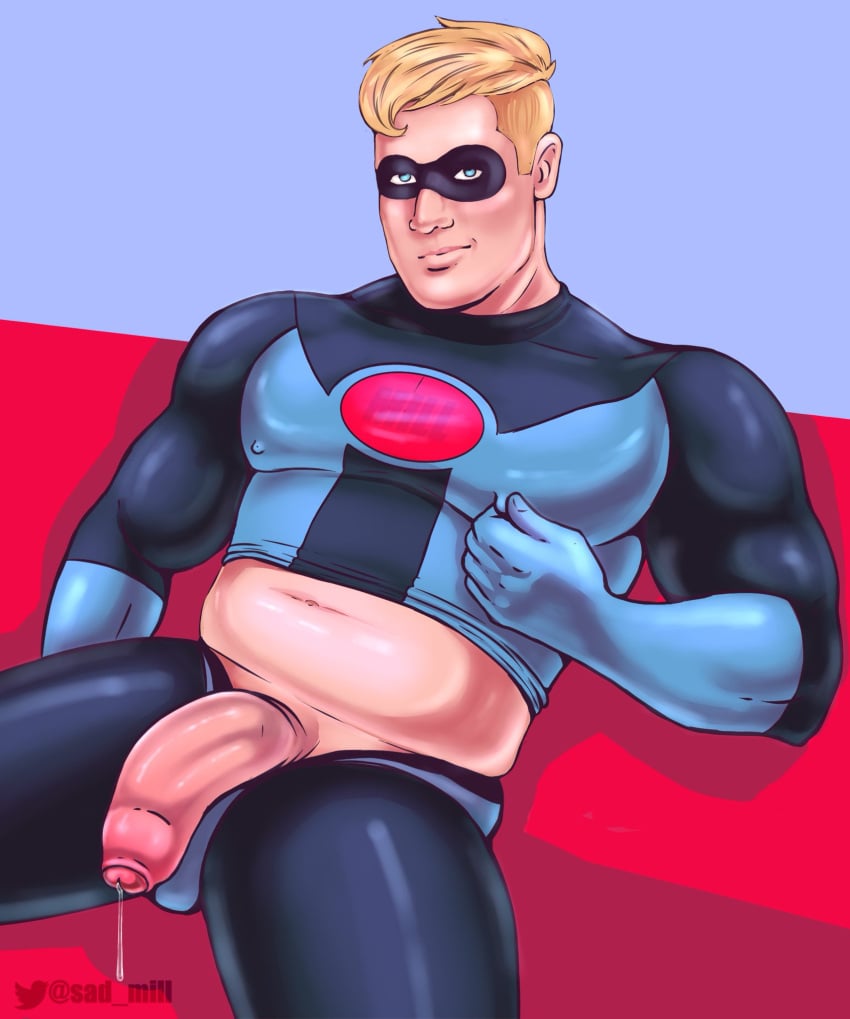 belly dad_bod disney gay male male_only masked mr._incredible muscles muscular muscular_male pixar robert_parr sad_mil smooth_skin the_incredibles