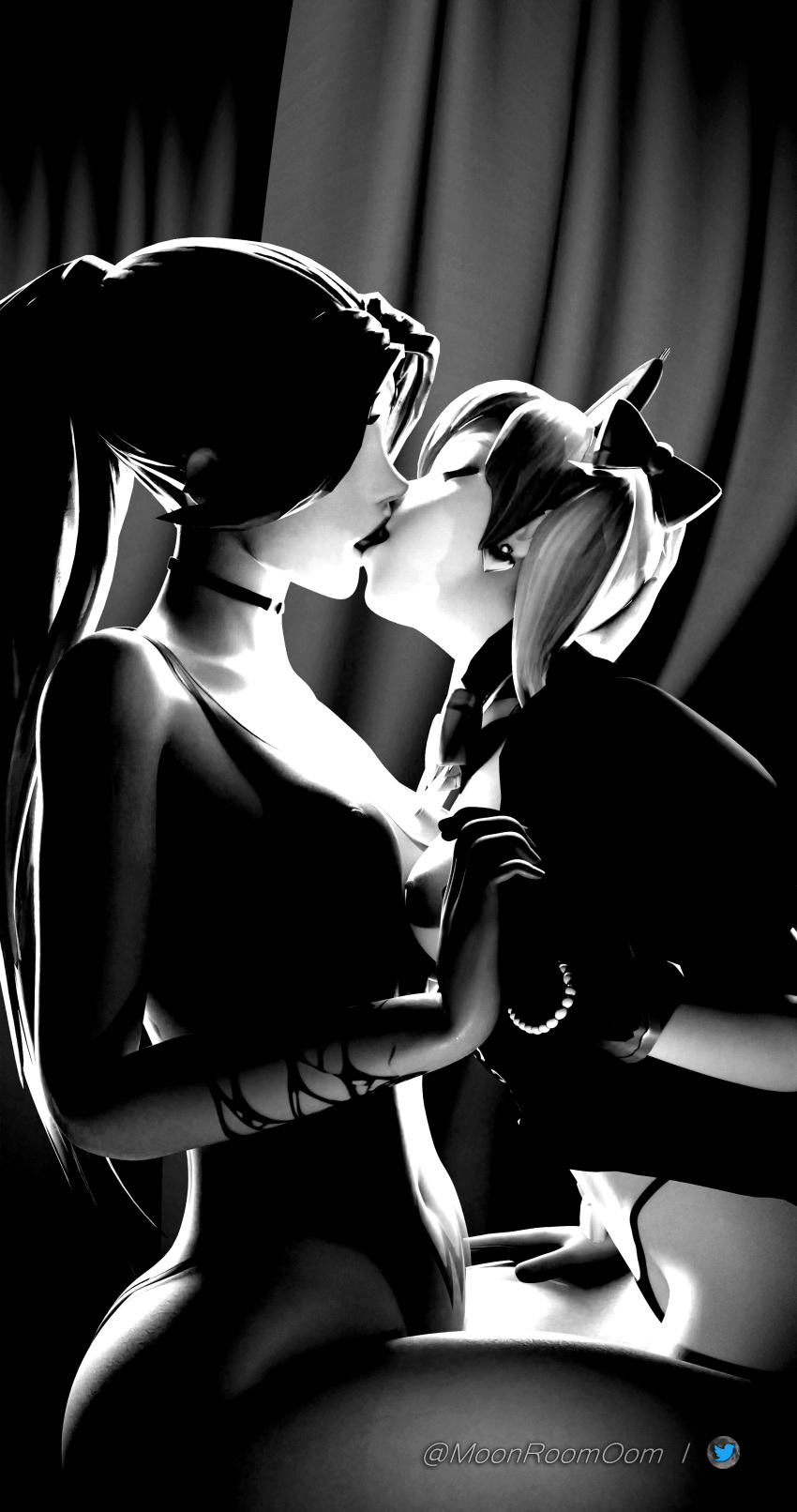 Black Cat D.Va (Overwatch) Rule 34 Image