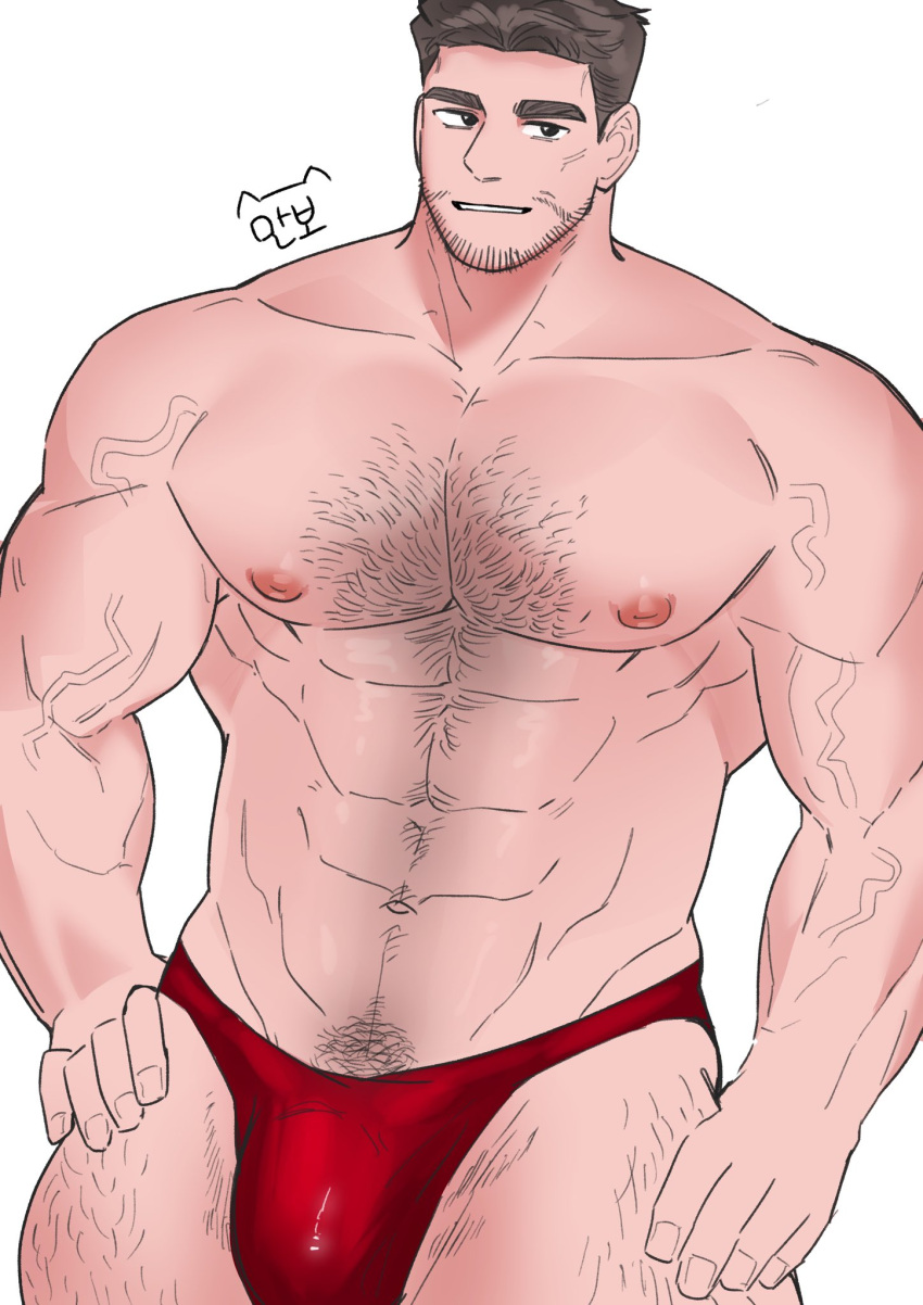 abs bara bara_tiddies bara_tits barazoku biceps big_nipples big_pecs black_eyes_male bodybuilder brown_hair_male buff buff_male chest_hair daddy dilf facial_hair fair_skin gay gay_bear gay_daddy gay_male gay_only hairy hairy_chest hairy_male hunk male male_only manbocm masculine_male mature_male mens_love muscular muscular_arms muscular_biceps muscular_male navel navel_hair no_females no_women only_for_men pecs pectorals red_male_underwear solo_male white_background
