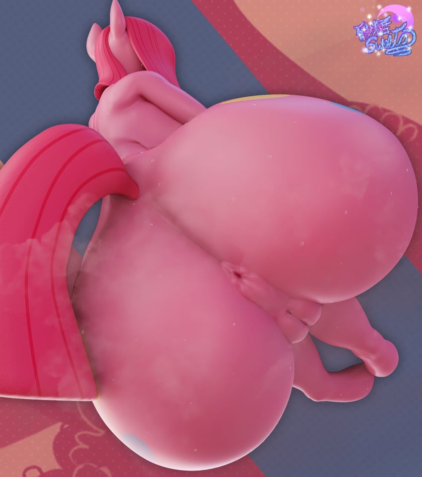 1girls 3d 3d_(artwork) anus ass barefoot completely_nude completely_nude_female female female_only full_body geodat64 huge_ass my_little_pony naked naked_female nude nude_female pinkamena_(mlp) pinkie_pie_(mlp) pussy solo solo_female
