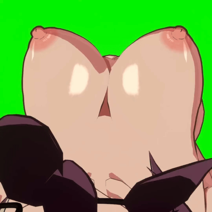 3d_animation adult animated bouncing_breasts breasts female guilty_gear guilty_gear_strive jack-o&#039;_valentine mod nipples nude nude_female red_hair solo solo_female top_view