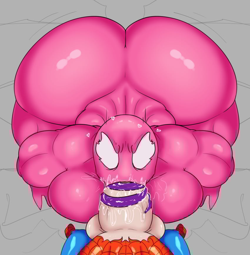 absurd_res alien ass balls big_butt black_body bodily_fluids digital_media_(artwork) duo erection fellatio first_person_view gaze_(artist) genital_fluids genitals hi_res huge_butt human humanoid hyper long_tongue looking_at_viewer male male/male male_penetrating mammal marvel marvel_rivals muscular muscular_male not_furry nude oral oral_penetration penetration penile penis sex simple_background spider-man_(character) spider-man_(series) symbiote thick_thighs tongue tongue_out venom_(marvel) wide_hips
