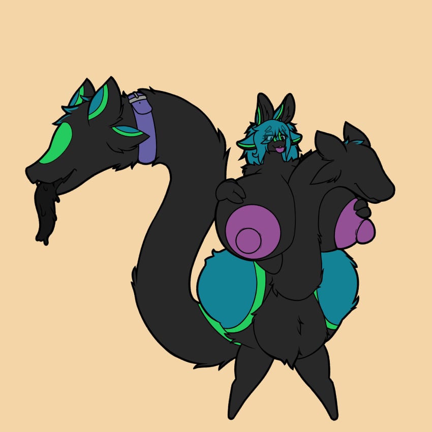 1:1 3_fingers 4_ears absurd_res alternate_species anthro areola balls belt big_areola big_balls big_nipples big_penis big_tail black_balls black_breasts black_ears black_inner_ear black_legs black_penis black_sclera black_tail black_tongue blue_ears blue_eyes blue_hair breasts domestic_cat eared_penis eared_tail ears_on_penis ears_on_tail felid feline felis fingers firepawdacat_(artist) furry_penis genitals gynomorph gynomorph_anthro hair hair_over_eyes herm_(lore) hi_res huge_areola huge_balls huge_cock huge_nipples huge_tail hyper hyper_genitalia hyper_penis intersex intersex_anthro lips living_tail mammal monster monster_tail multi_ear nipples nude_gynomorph penis penis_with_ears puffy_nipples purple_areola purple_belt purple_lips purple_nipples ralena/ralaku sentient_penis solo stump_legs tail tail_mouth tail_tongue tail_with_ears thick_lips tongue unusual_anatomy unusual_tail