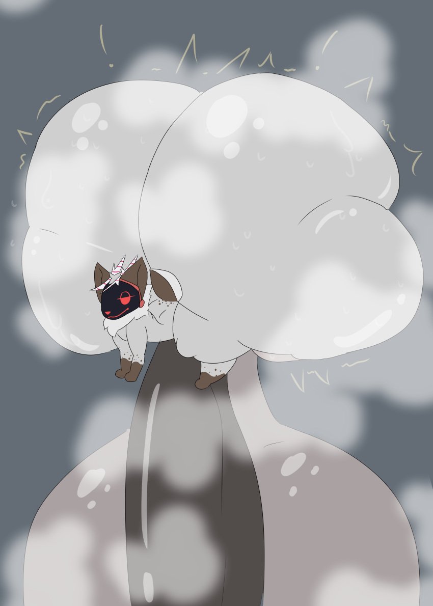 absurd_res antlers ass balls big_balls big_butt big_penis bodily_fluids feral genitals hi_res hollowedwood horn huge_balls huge_butt huge_cock hyper hyper_balls hyper_butt hyper_genitalia hyper_penis machine male musk musk_clouds penis protogen protogen_visor solo sweat sweatdrop sweaty_butt