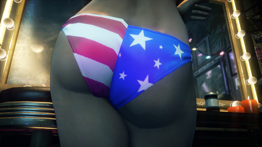 3d american_flag american_flag_bikini ass back_shot back_view bikini edit flag_bikini hitman hitman_absolution io-interactive june_drake screenshot strip_club stripper usa_bikini video_games