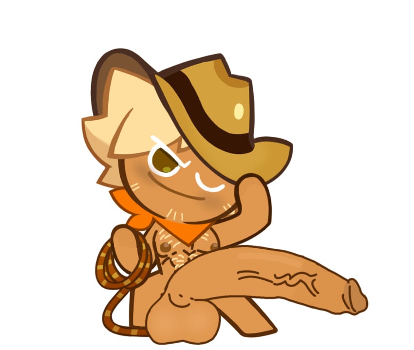 adventurer_cookie blush cock_edit cookie cookie_run cookie_run_cock_edit cookie_run_kingdom cookie_run_ovenbreak cowboy_hat devsisters lasso male_only\r\nsensua_arts