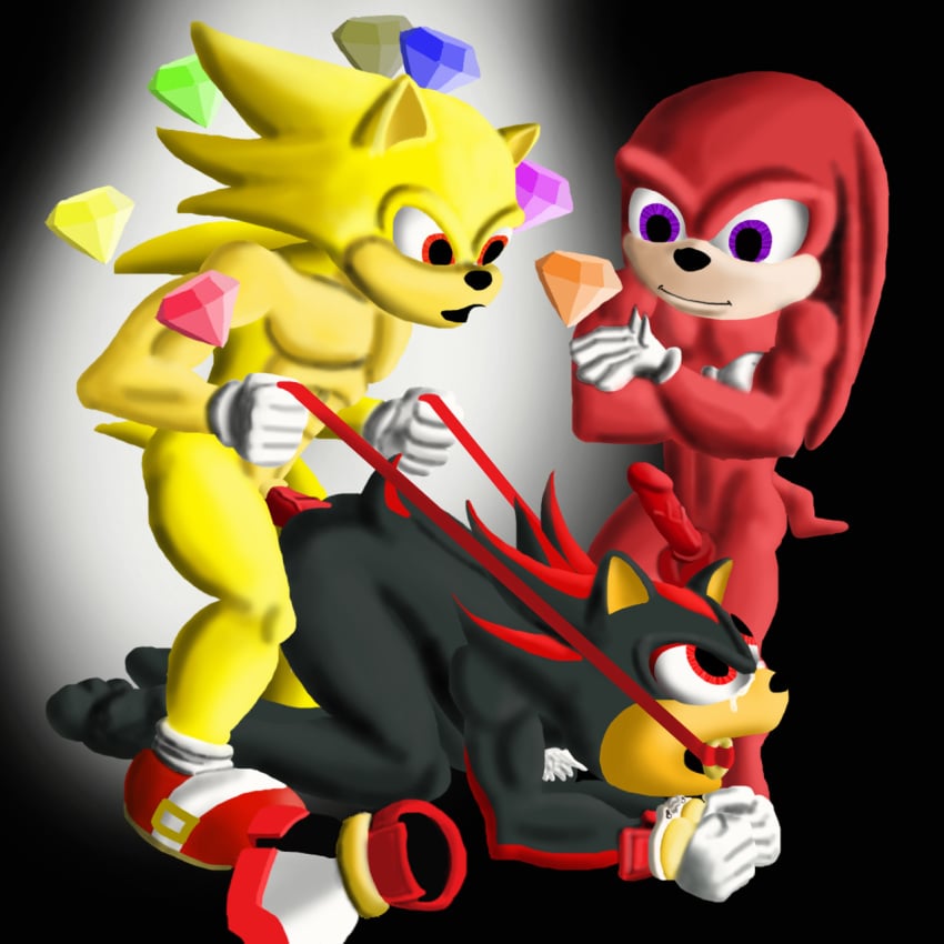 anthro cutterfl echidna fur hedgehog interspecies knuckles_the_echidna male male_only mammal monotreme multiple_males nude sex shadow_the_hedgehog sonic_(series) sonic_the_hedgehog super_sonic tagme yaoi