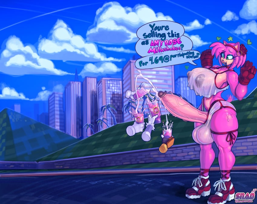 Amy Rose (Sega) Rule 34 Image