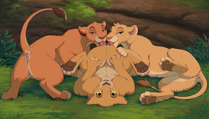 2023 anus cunnilingus disney felid female female/female feral feral_only fur genitals group kiara_(the_lion_king) lion mammal multicolored_body multicolored_fur oral pantherine pussy reallynxgirl sex tan_body tan_fur the_lion_guard the_lion_king tiifu tiifu_(the_lion_guard) trio two_tone_body two_tone_fur vaginal_penetration zuri_(the_lion_guard) zuri_(tlg)