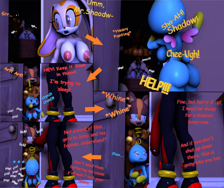 1boy 1futa 3d 3girls absurd_res anal anthro ass badger balls bangerofsticks big_breasts big_penis black_body black_fur bodily_fluids breasts chao_(sonic) cheese_the_chao comic cream_the_rabbit cum cum_in_ass cum_in_pussy cum_inside digital_media_(artwork) english_text erection eulipotyphlan female forced fur futa_on_female futanari genital_fluids genitals group gynomorph gynomorph/female hair hedgehog hi_res humanoid intersex intersex/female intersex/male interspecies lagomorph leporid male mammal mustelid musteline nipples nude open_mouth penetration penis pussy rabbit rape sex shadow_the_hedgehog size_difference smile sonic_(series) sonic_boom sound_effects source_filmmaker sticks_the_badger sticks_the_jungle_badger sticks_the_tejon text vanilla_the_rabbit video_games