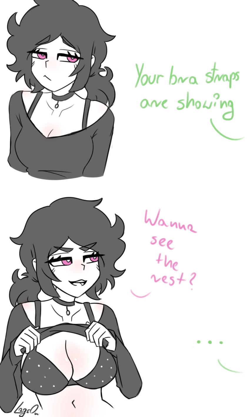 Bra Strap Is Showing (Meme) Rule 34 Image