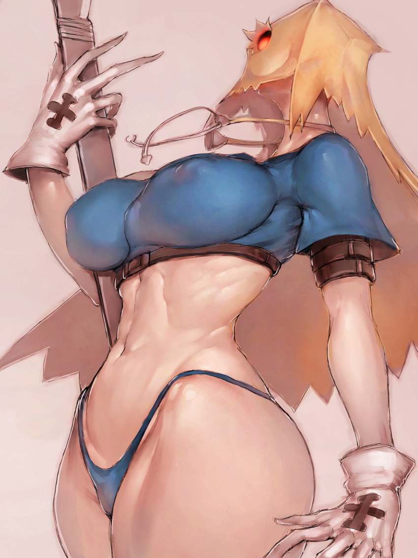 1girls faust_(guilty_gear) female female_only fumio_(rsqkr) guilty_gear guilty_gear_strive muscles rule_63 stethoscope thick_thighs tight_clothing voluptuous