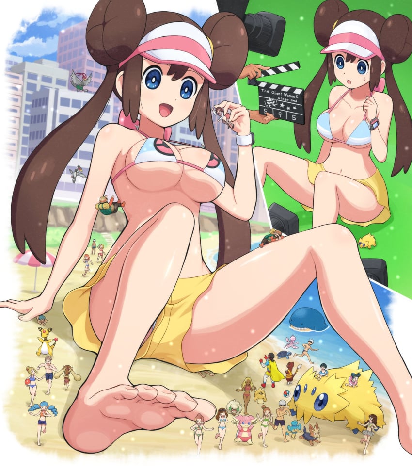 12girls 2010s 2021 6+boys 6+girls 9boys ace_trainer_(pokemon) ace_trainer_(pokemon_bw) ampharos audino beach bikini bikini_top blue_eyes breasts brown_hair cleavage feet female foot_fetish frillish giantess hair_buns hat herdier hiker_(pokemon) joltik lass_(pokemon) lass_(pokemon_bw) legs lopunny lure_ball minccino nintendo npc_trainer office_lady_(pokemon) oshawott panpour poke_ball pokemoa pokemon pokemon_(species) pokemon_bw pokemon_bw2 pokestar_studios psyduck rosa_(pokemon) sand shorts sitting size_difference suggestive swimmer_(pokemon) swimmer_(pokemon_bw) swimmer_(pokemon_dppt) swimmer_(pokemon_frlg) swimmer_(pokemon_oras) swimmer_(pokemon_rse) swimmer_(pokemon_sm) swimmer_(pokemon_ss) swimmer_(pokemon_xy) swimsuit thighs tirtouga tranquill tuber_(pokemon) tuber_(pokemon_oras) twintails unfezant unfezant_(male) wailmer watchog whimsicott yellow_shorts