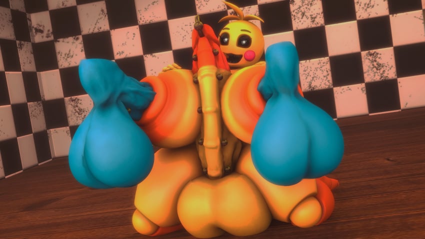 3d areolae autopaizuri azsfml balls big_balls big_breasts big_penis blue_penis breast_expansion breasts disembodied_penis five_nights_at_freddy's five_nights_at_freddy's_2 furry futa_only futanari futanari_penetrated huge_balls huge_cock hyper hyper_penis looking_at_viewer nipple_penetration nipple_piercing nipples orange_areola penis_piercing piercing source_filmmaker tagme toy_chica_(fnaf) yellow_skin