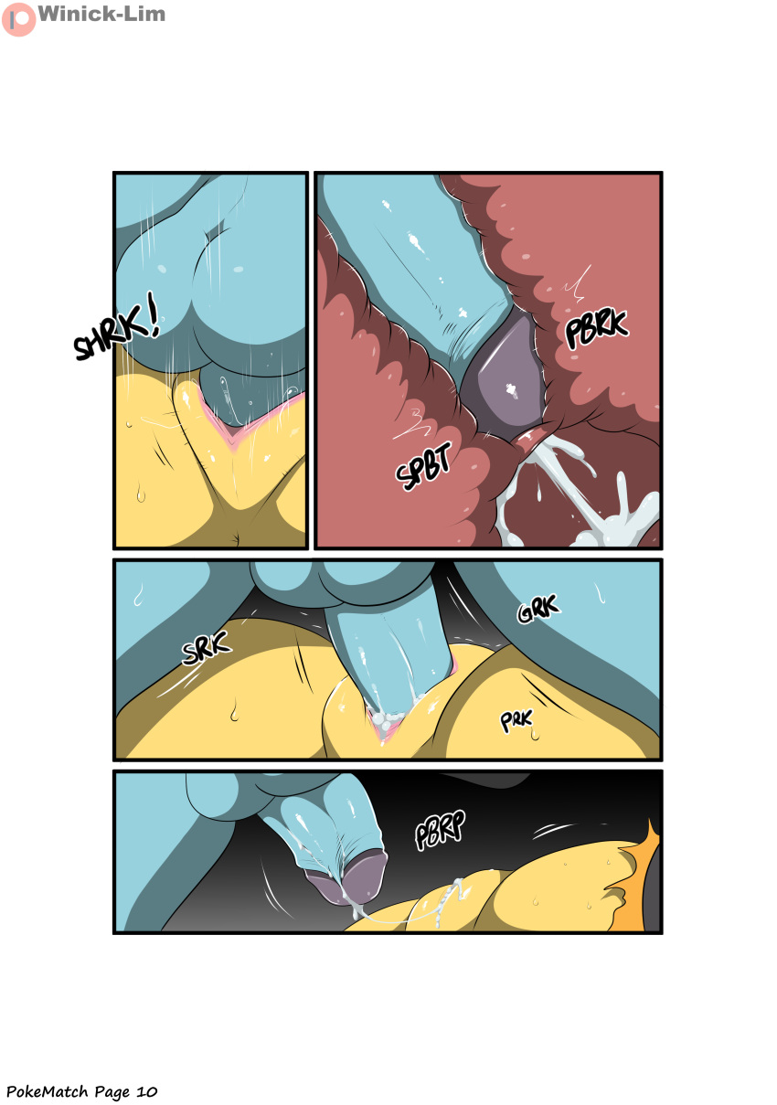 2021 absurd_res anus balls bodily_fluids clothing comic cosplay_pikachu cosplay_pikachu_(costume) cum cum_in_pussy cum_inside dewott female female_penetrated feral fur furry furry_only genital_fluids genitals hi_res humanoid_genitalia humanoid_penis male male/female male_penetrating male_penetrating_female nintendo page_10 penetration penis pikachu pikachu_libre pok&eacute;mon_(species) pokemon pokemon_(species) pussy sex text torn_clothing vaginal_penetration video_games winick-lim