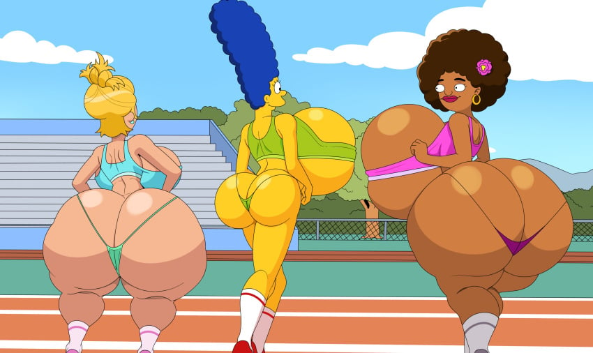 20th_century_studios 3girls annie_harris ass big_breasts bikini black_female breasts_bigger_than_head bubble_butt dark_skinned_female duncanville female honeybee_shaw hyper hyper_ass hyper_boobs hyper_breasts hyper_butt marge_simpson multiple_girls nude outside panties socks the_great_north the_simpsons turboranger white_female yellow_body yellow_skin