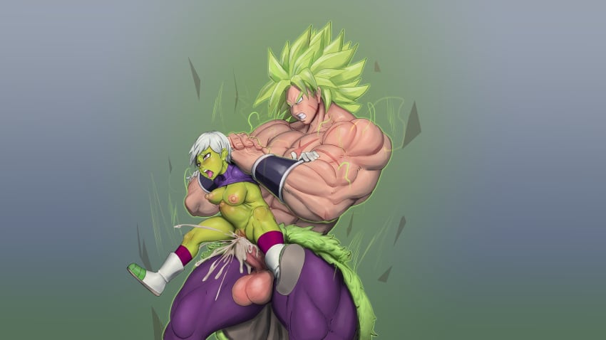 1boy 1girls abs alien alien_girl areolae big_dom_small_sub big_penis blush breasts broly broly_(dragon_ball_super) bulge caption cheelai cum cum_in_pussy cum_inside deep_penetration dragon_ball dragon_ball_super endured_face english_text female green_skin huge_cock human humanoid interspecies kabos larger_male legendary_super_saiyan light-skinned_male light_skin male male_penetrating medium_breasts muscles muscular_male nipples nude penis pink_nipples pleasure_face pussy rolling_eyes saiyan sex short_hair silver_hair simple_background size_difference smaller_female stomach stomach_bulge straight super_saiyan super_saiyan_full_power text trembling vaginal_penetration veins veiny_penis white_hair