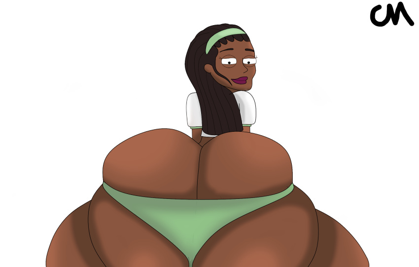 american_dad ass ass_cleavage ass_expansion big_ass butt_crack choccymalk fat_ass huge_ass janet_lewis thick_ass whale_tail